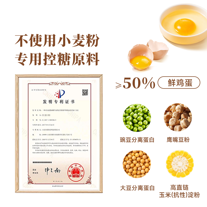 肉松蛋糕控糖原料展示